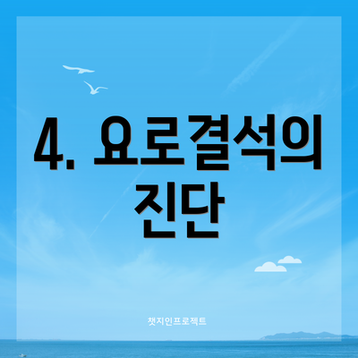 4. 요로결석의 진단