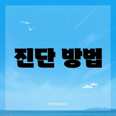 진단 방법