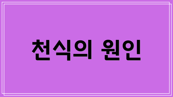천식의 원인