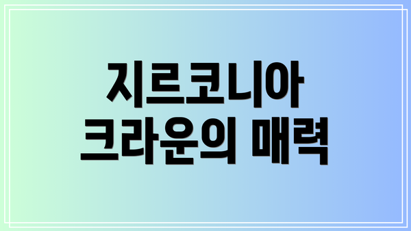 지르코니아 크라운의 매력