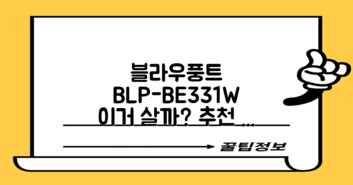 블라우풍트 BLP-BE331W, 추천 이유는?