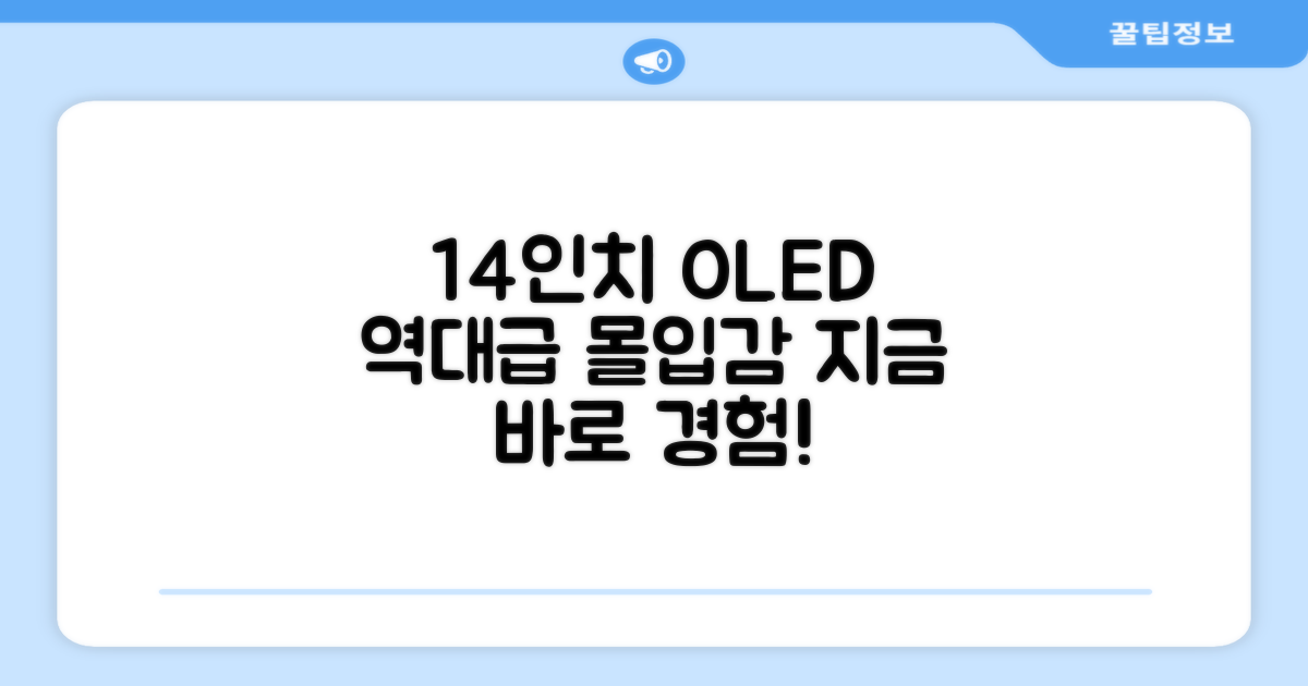 14인치 OLED에 빠져보세요