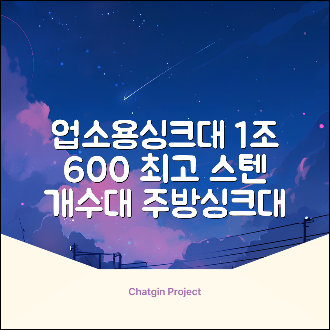 업소용싱크대 1조 600 업소용개수대 스텐싱크대 주방싱크대, 1조 600*600*800 추천 리뷰
