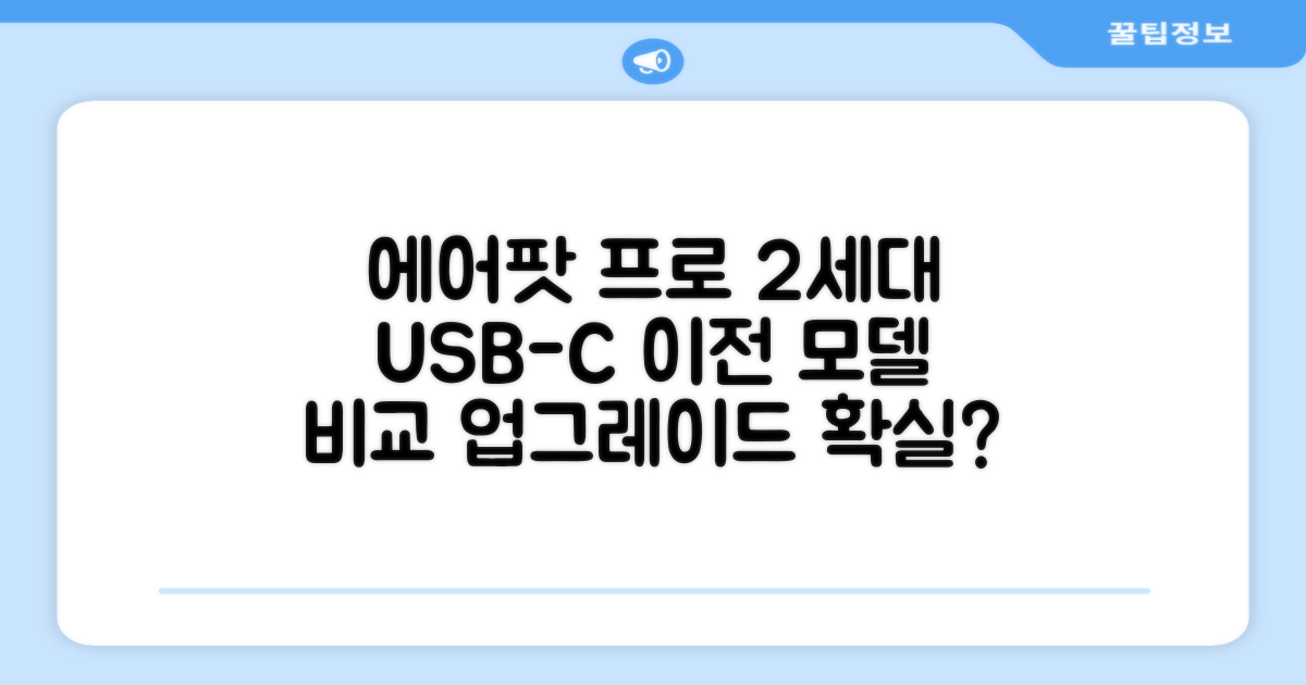 에어팟 프로 2세대, USB-C 이전 모델과 비교