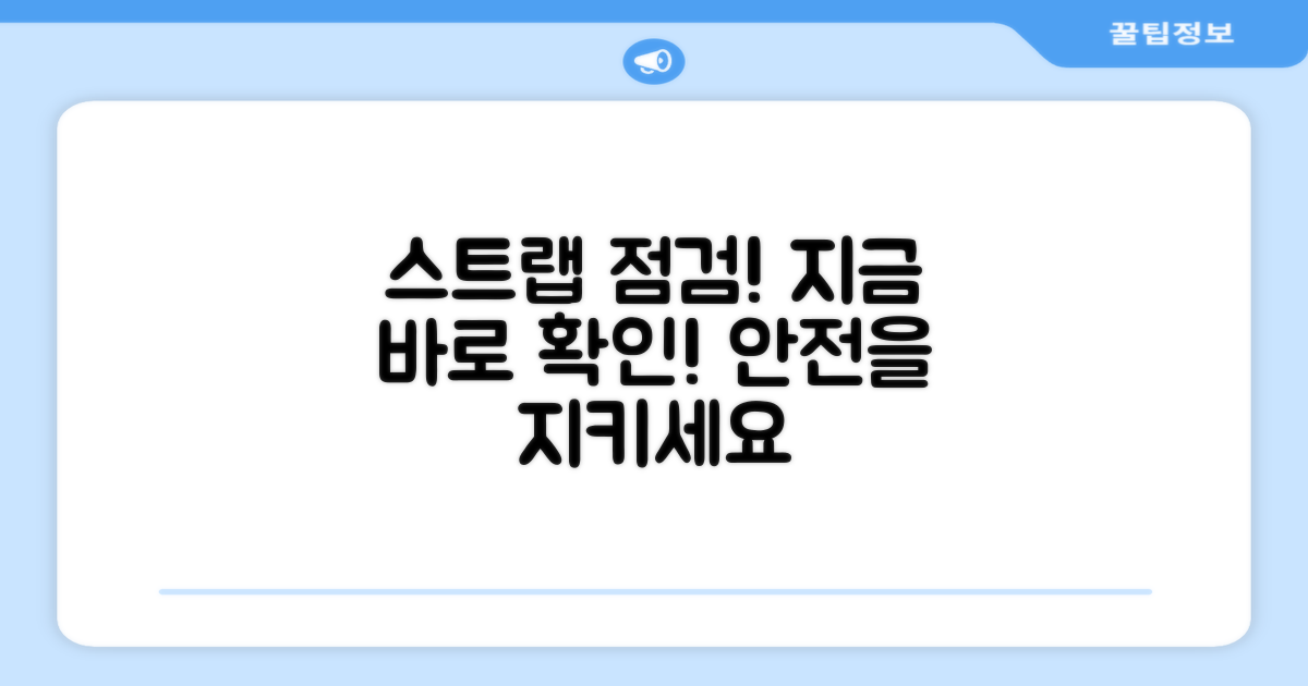 지금 바로 스트랩 점검!