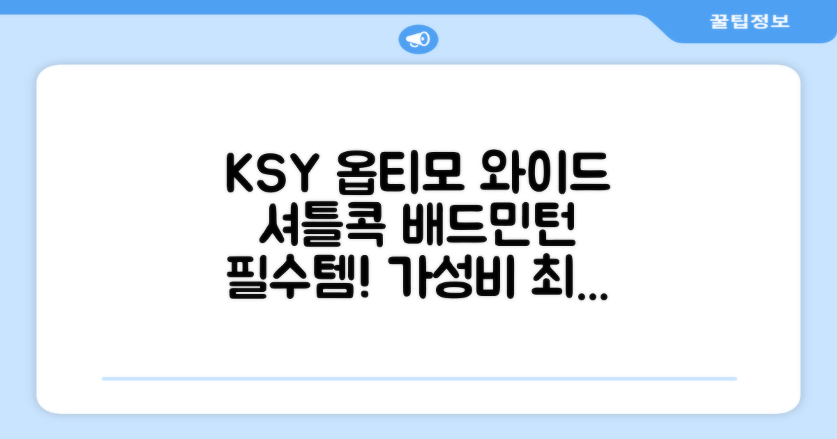 ksy 옵티모 와이드 배드민턴 셔틀콕, 화이트, 12개입, 1개 추천 리뷰