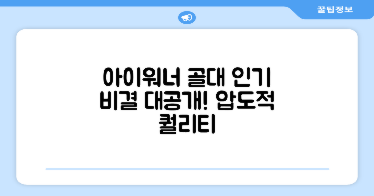 아이워너 골대, 왜 인기일까?