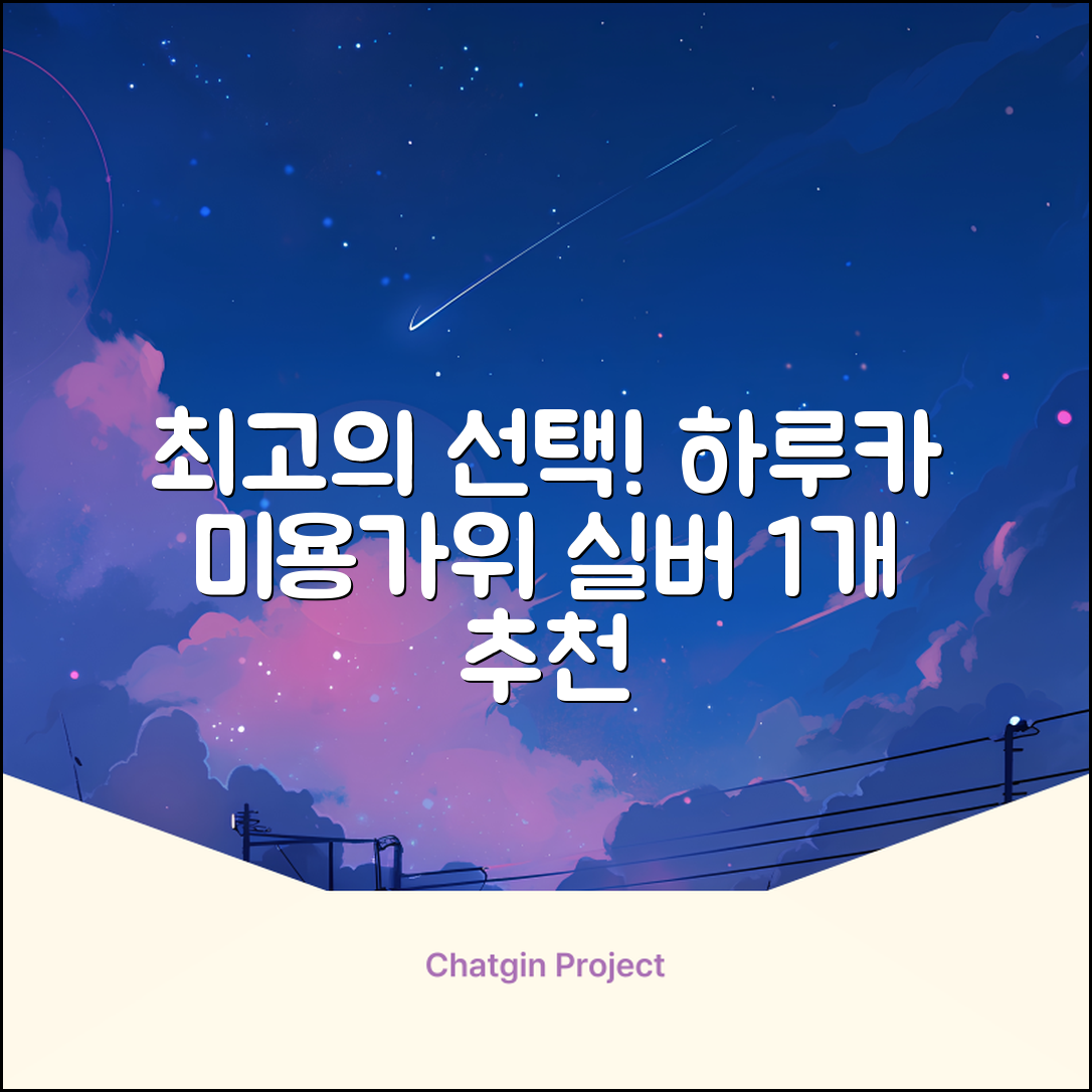 하루카 미용가위 세트, 실버, 1개 추천 리뷰