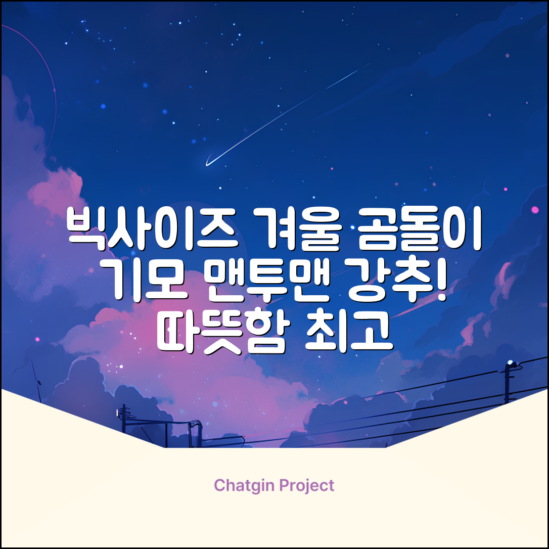 서프런던 문더베어 오버핏 빅사이즈 기모 맨투맨 ZAMD_0012 추천 리뷰