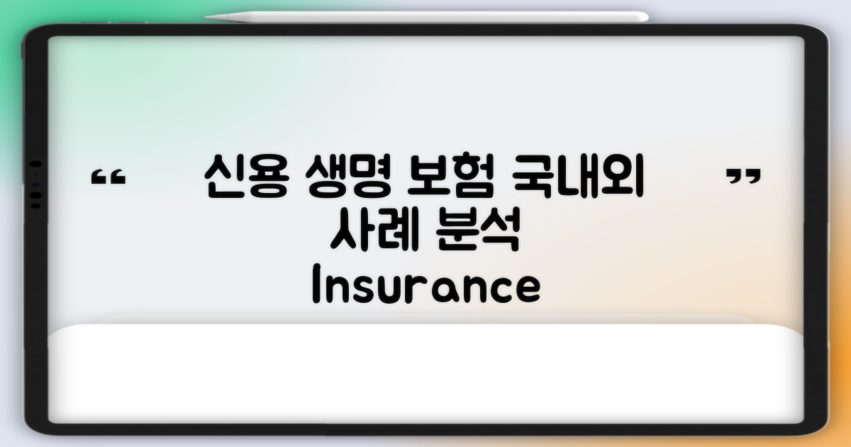 국내외 신용 생명 보험 사례