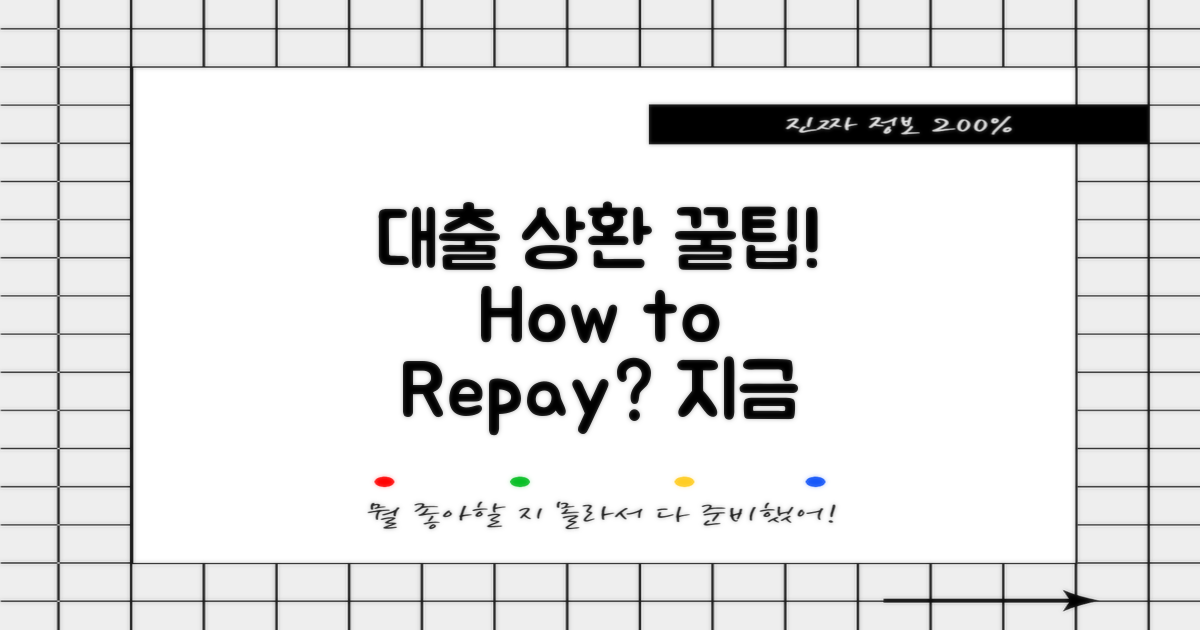 대출 상환은 어떻게 할까?