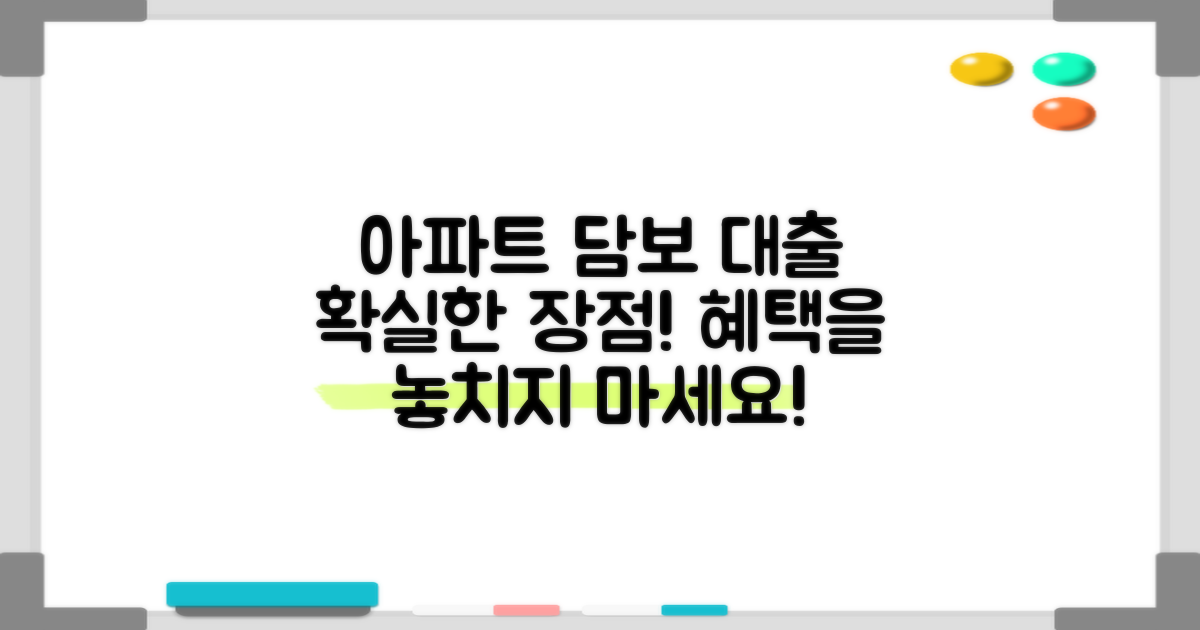 아파트담보대출의 장점은?