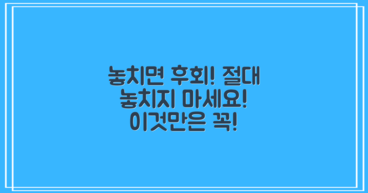 놓치지 마세요!